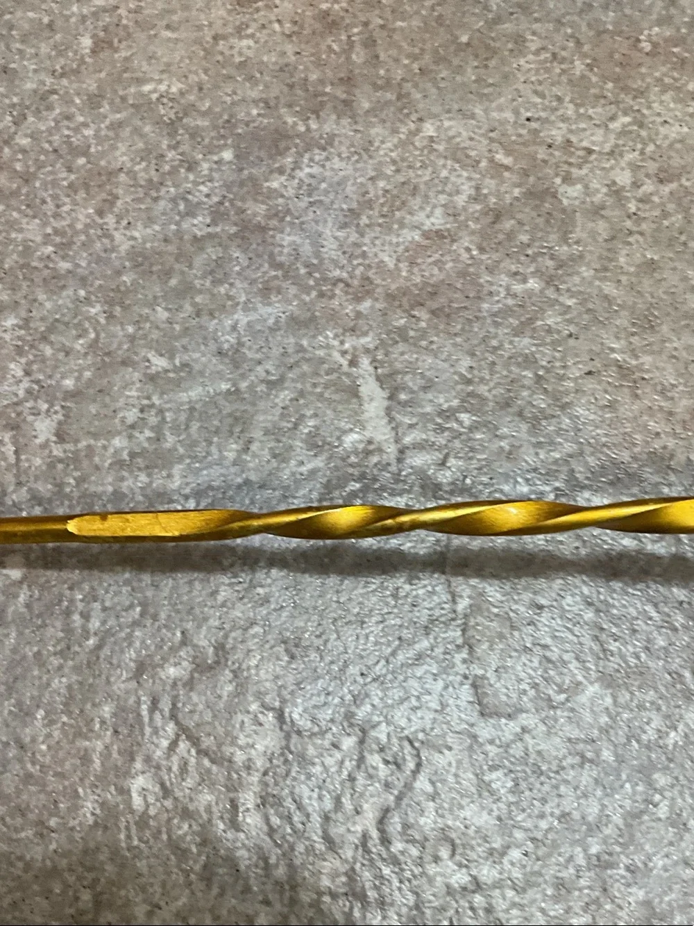 Brass-Tone Twisted Metal Candle Snuffer - Gold Finish